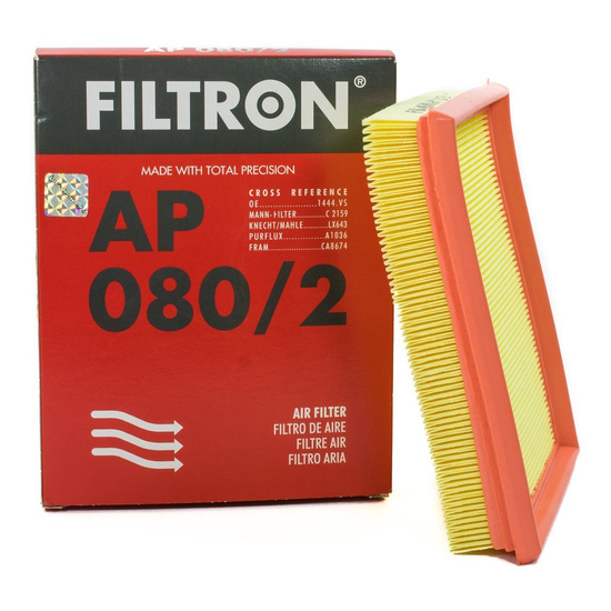 FILTRON filtr powietrza AP080/2 - Peugeot 206 1.1i,1.4i,1.6i 8/98->